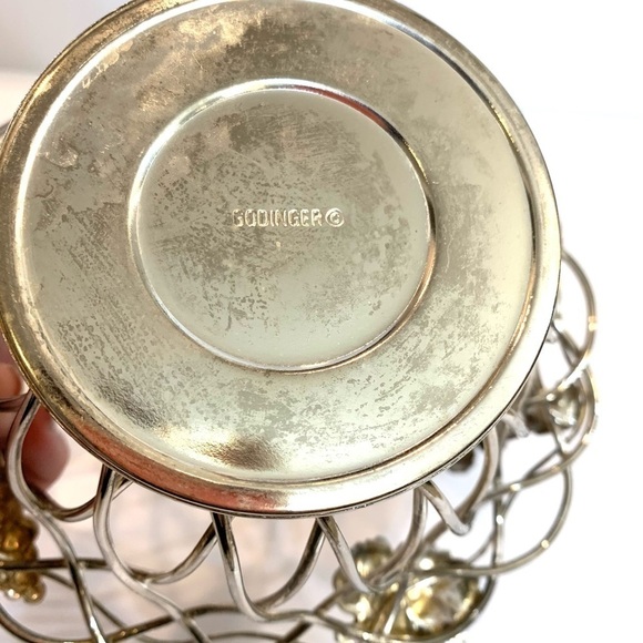Godinger Vintage Silver-Plated Grapevine Basket 7.5” - Picture 6 of 6